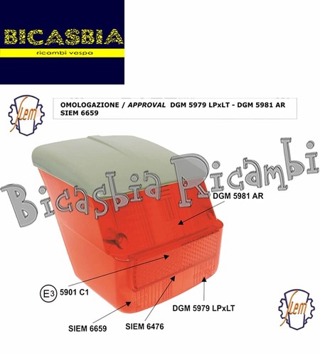 9216 gemma fanale faro siem - fanale,