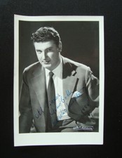Autografo Ferruccio Mazzoli Basso 1956 Foto Villani Lirica