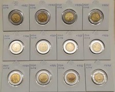 Vaticano 500 Lire Moneta Commemorativa (Scegli Tra: 1982 - 2001)