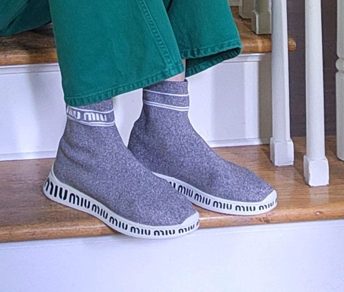 Sneakers calzino miu - calzino, logo