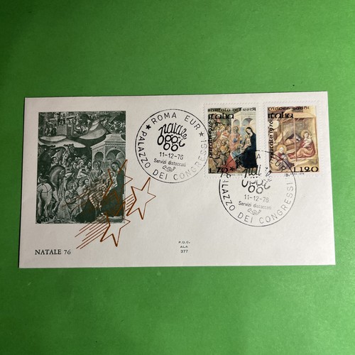 Natale fdc ala 377 busta - 76,