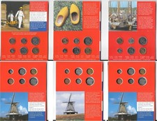 OLANDA 3x MINI MONETE 10
