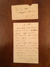 Lettera autografa giuseppe - autografa,