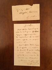 Lettera autografa di Giuseppe