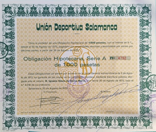 1000 pesetas obligación - 1000,