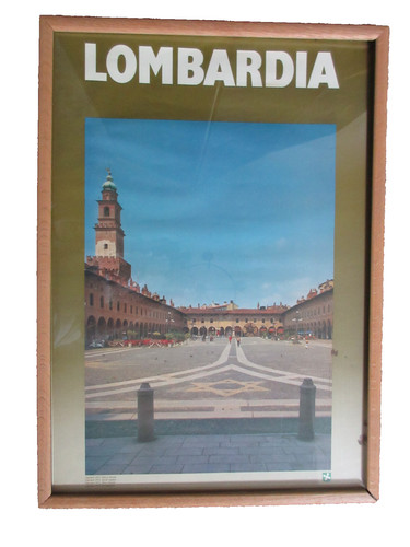 Lombardia poster vintage - poster,