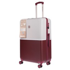 Valigia XL valigia da viaggio viaggio rigida viaggio rossa 52x75x30 cm donna