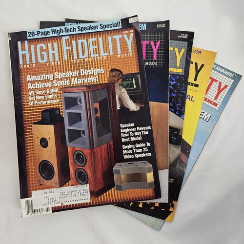 High fidelity magazine 1980s - high,