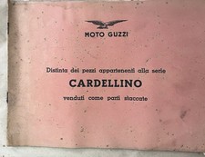 Moto guzzi cardellino distinta - guzzi,
