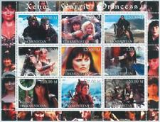 M1937 - TURKMENISTAN, 2000 FOGLIO MINIATURA: Xena Principessa Guerriera, serie TV