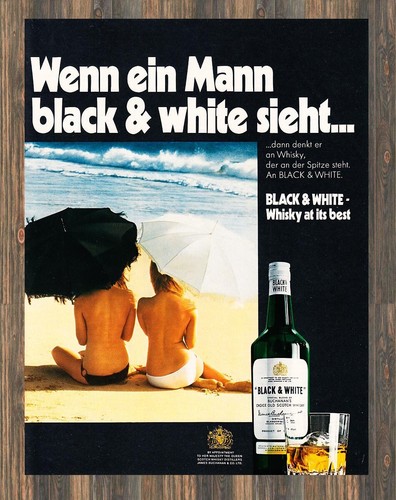 Black white whisky - black,