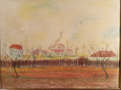 Quadro disegno pastelli - a,