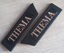 Modanature Laterali Stemma Scritta Parafanghi Anteriori Lancia Thema 84-94 Nero