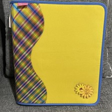 Raccoglitore con cerniera vintage HTF raro Mead Lizzie McGuire 3 anelli💎