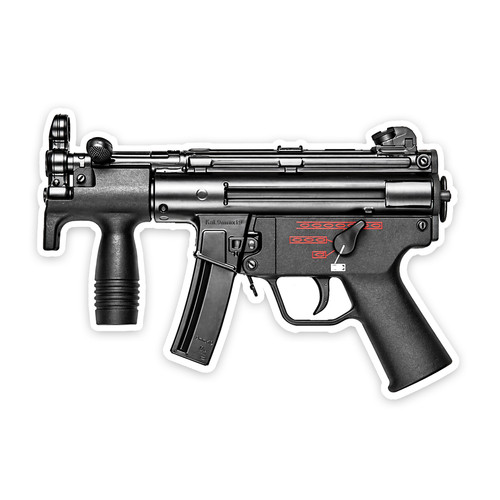 Adesivo mp5 pollici - 4,