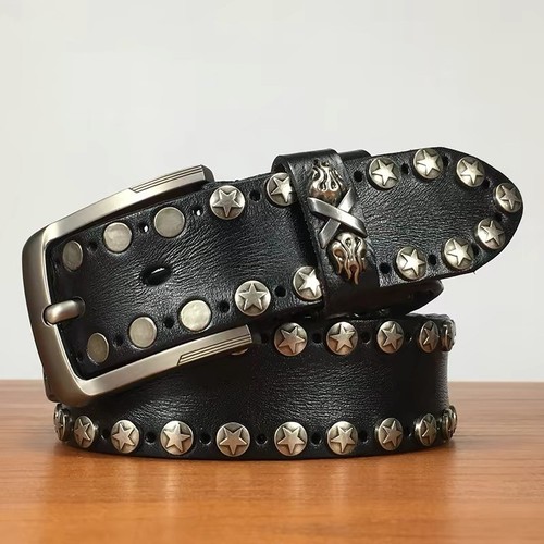 Cintura vera pelle metallo - cintura,