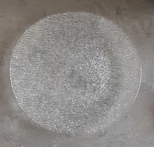 IVV IROKO 8 Sottopiatti In Vetro Scaloppato 32 Cm. USATO COME NUOVI!!!