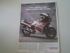 advertising Pubblicità 1986 MOTO HONDA CBX 750 FII F-II F2