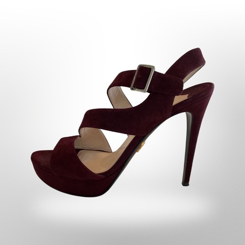Prada camoscio amaranto 5 - camoscio,