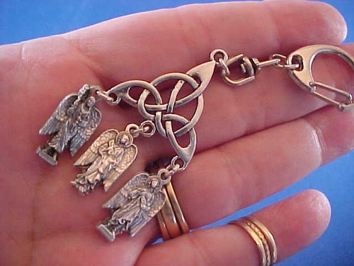 Archangel key chain ring st - chain,