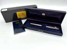 Penna Rollerball Caran d'Ache Madison - argentata, vintage, con emblema olimpico