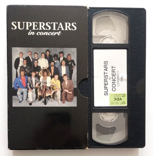 Vhs superstars concert film - vhs, in