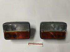 COPPIA FANALI ANTERIORI LUCE E FRECCIA ADATTABILE FIAT LANDINI ESCAVATORE MULETT