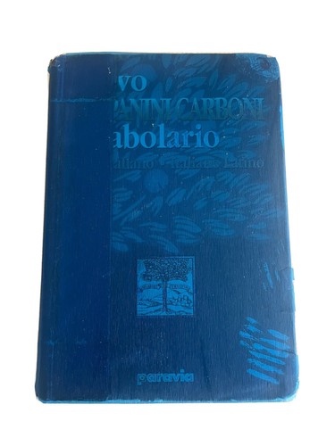 Dizionario latino campanini - latino,
