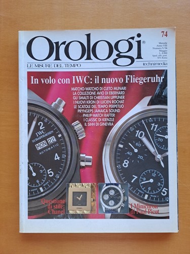 Rivista orologi anno viii - rivista, n.74