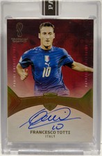 Francesco Totti 1/1 Autograph On Card Eminence Fifa World Cup Qatar 2022 Black B