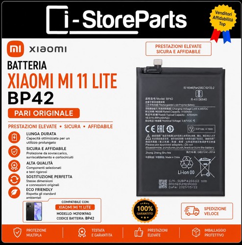 Batteria pari originale xiaomi - batteria,