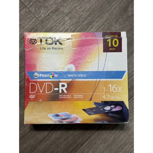 Tdk dvd gb 16x dischi - dvd-r,