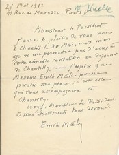 Emile mâle lettre - mÂle,