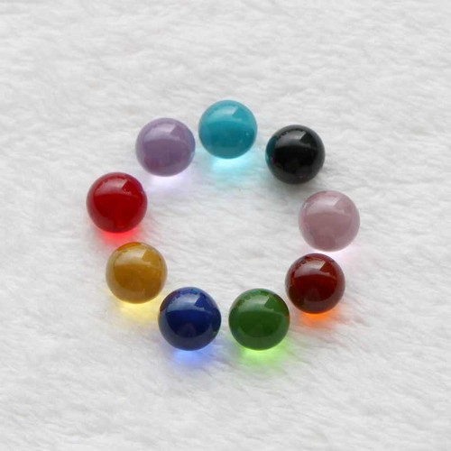 Pezzi biglie vetro colorate - 10,