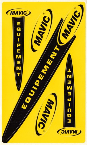 Mavic decalcomanie adesivi kit - adesivi,