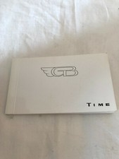 G. BULGARI TIME Garanzia Istruzioni Mai usata