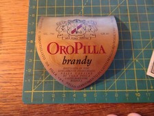 VECCHIA ETICHETTA OROPILLA BRANDY