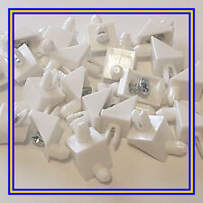 101558 X 18 IKEA KOMPLEMENT PAX Supporto/Spina/Spine/Staffe per Scaffale Armadio -BIANCO