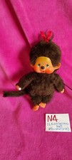 PELUCHES SCIMMIA MONICCI (4),FEMMINA SEKIGUCHI, JAPAN, VINTAGE,BAVAGLIA ROSSA 