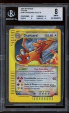 2003 Pokemon Crystal Charizard Skyridge Holo Rare Italian #146 BGS 8 NM-MT