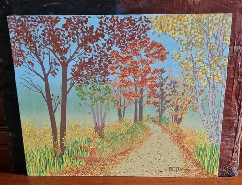 Paesaggio autunnale pittura - paesaggio,