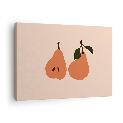Quadro tela 70x50cm pera - tela,