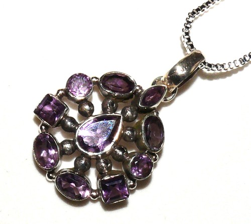 Pendente amatista collana - pendente,