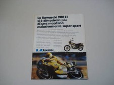 advertising Pubblicità 1975 MOTO KAWASAKI 900 Z1 Z 1