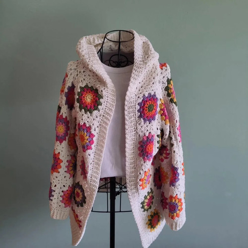 Cardigan granny square - cardigan,