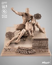 Diorama Spiderman e Gwen Stacy