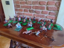 DG LOTTO  CAVALIERI BARBARI UNNI MONGOLI CUSTOM WAR GAME DIORAMI 1/32  LEGGI