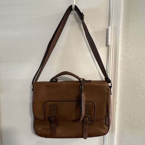 Borsa messenger media marrone