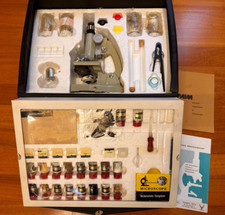 Microscopio Optik seeadler nurnberg 18  Trinoculare 50x 1200x x accessori