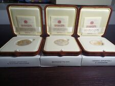 TRITTICO VATICANO ORO E ARGENTO 2023 S.GIACOMO S.GIOVANNI BENEDETTO XVI